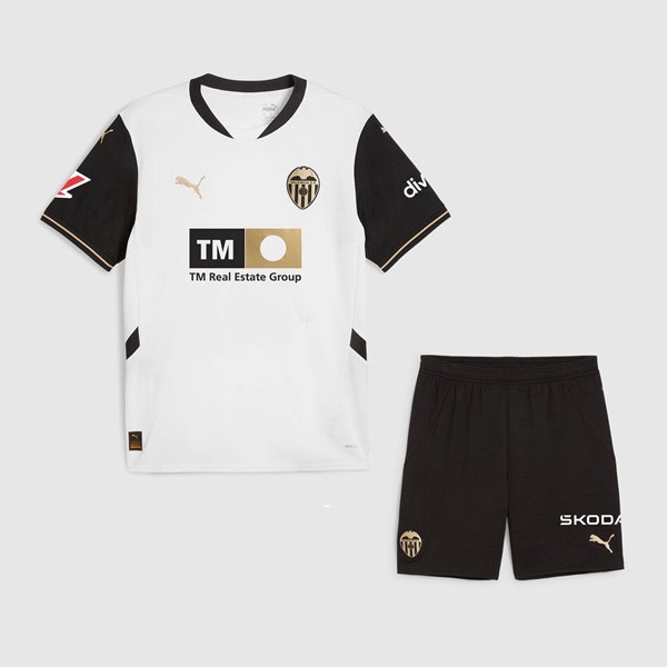 Camiseta Valencia 1ª Niño 2024/25
